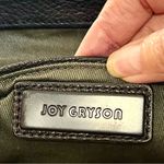 JOY GRYSON Nyla Black Supple Pebbled Leather Purse/Satchel/Crossbody Bag Photo 13