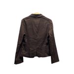 Banana Republic  Linen Blend Blazer Chocolate Brown Size 10 Photo 13