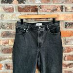 Abercrombie & Fitch Abercrombie Black Mom High Rise Straight Jeans, 28 Short Photo 2