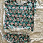 Jordan Floral Pajama Set with Lace Trim Photo 0