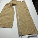 PacSun Low Rise Puddle Khaki Tan Womens Size Medium Pant Cargo Relaxed NEW Photo 9