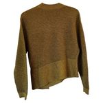 Michelle Mason  simply fabulous! twist-front intermix rib-knit sweater top Small Photo 1