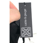 Cable & Gauge Black Mini Dress L White Lace Sleeveless Dark Fairy Romantic NWT Photo 7