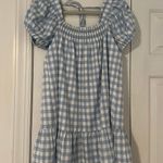 Made With Love Blue Checker Dress Size none Photo 0