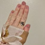 Purple Glass Faux Star Sapphire Silver Victorian Ring “Tabitha” Dark Femme Classic Jewelry Photo 1