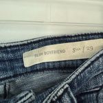 Pilcro and the Letterpress  Slim Boyfriend Floral Embroidered Beaded Denim Shorts Photo 7