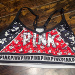 Victoria's Secret VSX Victoria’s Secret black & red S sports athletic bra Photo 0