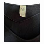 Free People  On Rewind Jersey Black Knit Top Blouse Ruffle Long Sleeves V-Neck XS Photo 4