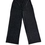 Forever 21 Glitter Metallic Striped Flared High Rise Pants Photo 3