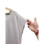 Double Zero Modal Midi Tee Shirt Dress Cream Size L Minimalist Quiet Luxury Soft Photo 6