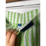 Old Navy NEW Womens Linen Blend Green Stripe Shorts Size Large Comfort Waistband Photo 3