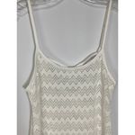 Women's Criss Cross Lace Tank Dress Swimsuit Beach Swim Cover Up White Medium White Photo 2