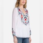 Johnny Was heavily embroidered Bisma blouse NWT Photo 2