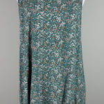 American Eagle Soft & Sexy Tank Top Womens XL Green Floral Stretch Knit Summer Photo 0