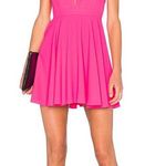 NBD X Naven Twins Let It Happen Fit & Flare Dress In Fuchsia  Photo 0