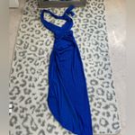 SheIn Women's Blue Cutout Maxi Dress Photo 1