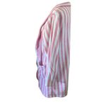 PJ Couture Striped Fleece Bath Robe Sleepwear Pajamas Pink Size L Photo 3