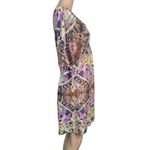 Anthro Leifsdottir Womens Silk Drape Mini Dress Lightweight Colorful Size 4 Pink Photo 7