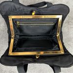 VINTAGE Black Grosgrain Purse Photo 4