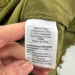 J.Crew Top Womens Petite X Small Green Lace Ruffle Neck Blouse Photo 4