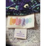 LuLaRoe Cassie Pencil Stretchy Purple Black Green Geometric Skirt L NWT Photo 3