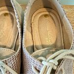 Gloria Vanderbilt  Memory Foam Lace-Up Ankle Booties Snakeskin Texture Suede 7 Photo 2