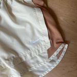 Nike Cream and Tan Athletic Shorts Lightweight Elastic Waistband Photo 1