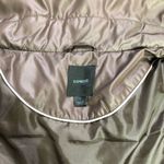 EXPRESS Chocolate Brown Sleeveless Puffer Feather Filled Jacket Photo 4