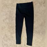 No Boundaries  Seamless Ribbed High-Rise Leggings, Black Size L (12-14) EUC Photo 3