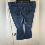 Lane Bryant Slim Boot Cut Denim Genius Fit Embroidered Jeans Sz 28 Petite Photo 5