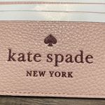 Kate Spade Embossed Leather Rose Smoke Card Holder Photo 2