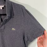 Lacoste  Women's Grey Slim Fit Short Sleeve Polo Size M Photo 4