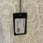 NWT! Women’s Courage.b white crochet lace tiered back short sleeve dress Small Photo 2