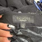 Talbots  Silk & sequin black grace fit suit jacket & skirt woman size 10 Photo 7