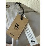 DL1961  Hazel Runway Collection Alloy Silver Metallic‎ Skinny Biker Jeans Size 26 Photo 8