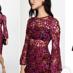 Shoshanna  Dyer Dress in Fuchsia Multi Size 6 Photo 3