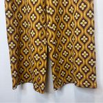 Cider  Size 32 Patterned Knit Fabric Pants Wide Leg Groovy 79s Floral Print Photo 3