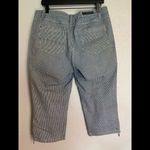 Baccini  navy striped capris size 12‎ Photo 1