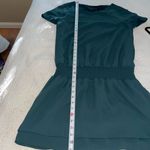 Banana Republic  Green‎ Short Sleeved Elastic Drop Waist Low Waist Dress Size 8 Photo 9