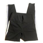 Zyia Luxe Leggings Pink Rainbow Stripe Hi Rise 7/8 Length Photo 1