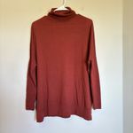 COS ROLL-NECK MERINO JUMPER BRICK RED Women's Small Photo 1