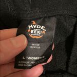 Hyde and Eek Black and Green Halloween Skeleton Footless Pajamas with Hood Size L Photo 1