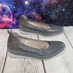 Vionic  Jacey Wedge Shoes 8.5 Wide Women Slip on Comfort Gray Leather Support Photo 5