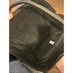 Brahmin Black Leather Suede Perforated Crossbody Bag Designer Purse Brio Photo 2