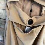 Gianni Bini  Tan Abby Cutout Midi Dress Size‎ 4 Photo 2