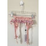 For Love & Lemons Floral Lace Garter Belt Pink Size Small NEW Photo 4