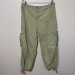 Anthropologie  Tactical Utility Cargo Pants Green Size 32 Women’s Jogger Photo 1