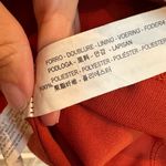 ZARA  Deep V-Neck Pinafore Bralette Orange Mini Dress Size Large L Photo 8