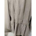 Blue Swallow Clothing Tan Women’s Large Button￼ Down Blouse Photo 3