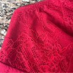 Soma Y2k Retro Red Lace Trim Camisole Blouse Witchy Vampy Goth Romantic Preppy S Photo 8